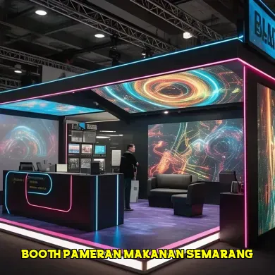 booth pameran makanan semarang